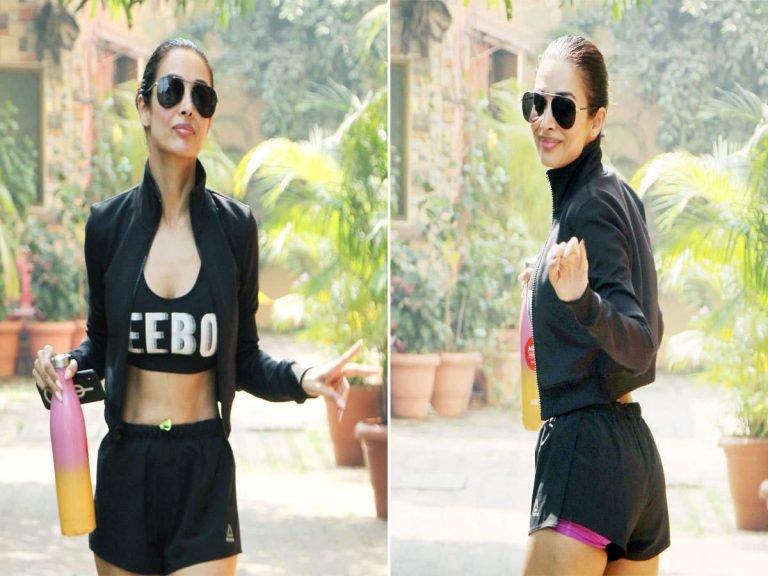 malaika arora gym photos: lifestyle malaika arora rocks her gym look again
