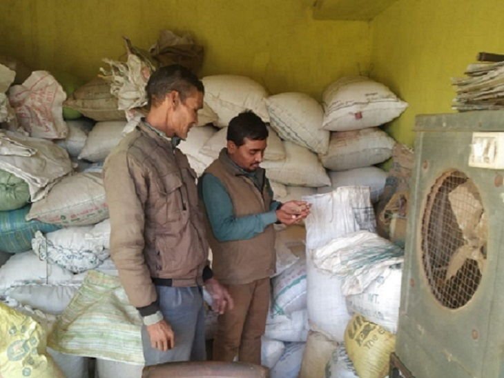 Chhattisgarh News In Hindi : Bhupesh Baghel Chhattisgarh Government Paddy Purchase Latest News and Updates: Kawardha Team seized 1201 Paddy Bora | पुराने के ऊपर नया रखकर बेच रहे थे धान, 13 लाख रुपए का मिश्रित धान पकड़ा गया