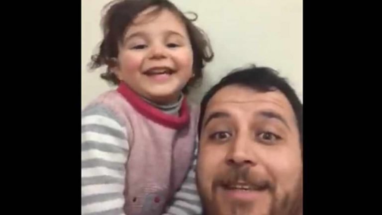 salwa syrian girl taught by her father to laugh during bombings has now found shelter in turkey