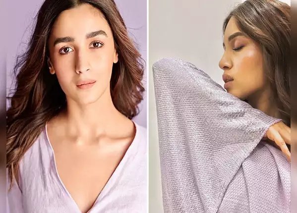 पर्पल ड्रेस में आलिया भट्ट और भूमि पेडनेकर हैं स्वीट ऐंड सेक्सी का कॉम्बिनेशन