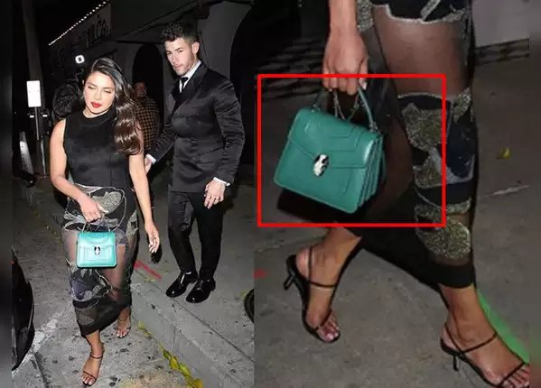 Bvlgari ग्रीन लेदर बैग