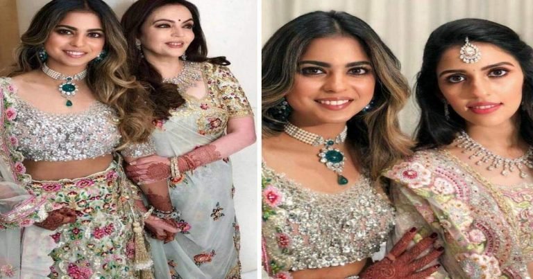 Nita Ambani: कमाल का है नीता अंबानी-ईशा अंबानी और श्लोका मेहता का गोटा-पट्टी वाला लहंगा, तस्वीरों में देखिए सास-बहू की खूबसूरती – nita ambani-isha ambani shloka mehta gota patti work lehenga