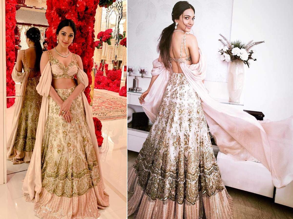 पेस्टल पिंक गोल्डन लहंगा पेस्टल पिंक गोल्डन लहंगा