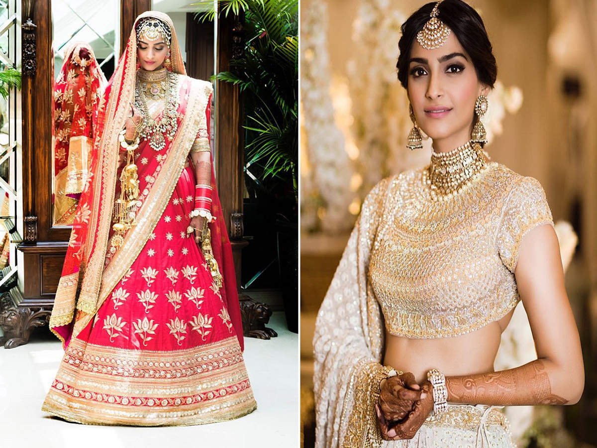 तस्वीरों में देखें, शादी के हर फंक्शन में कितनी खूबसूरत दिखी थीं सोनम कपूर