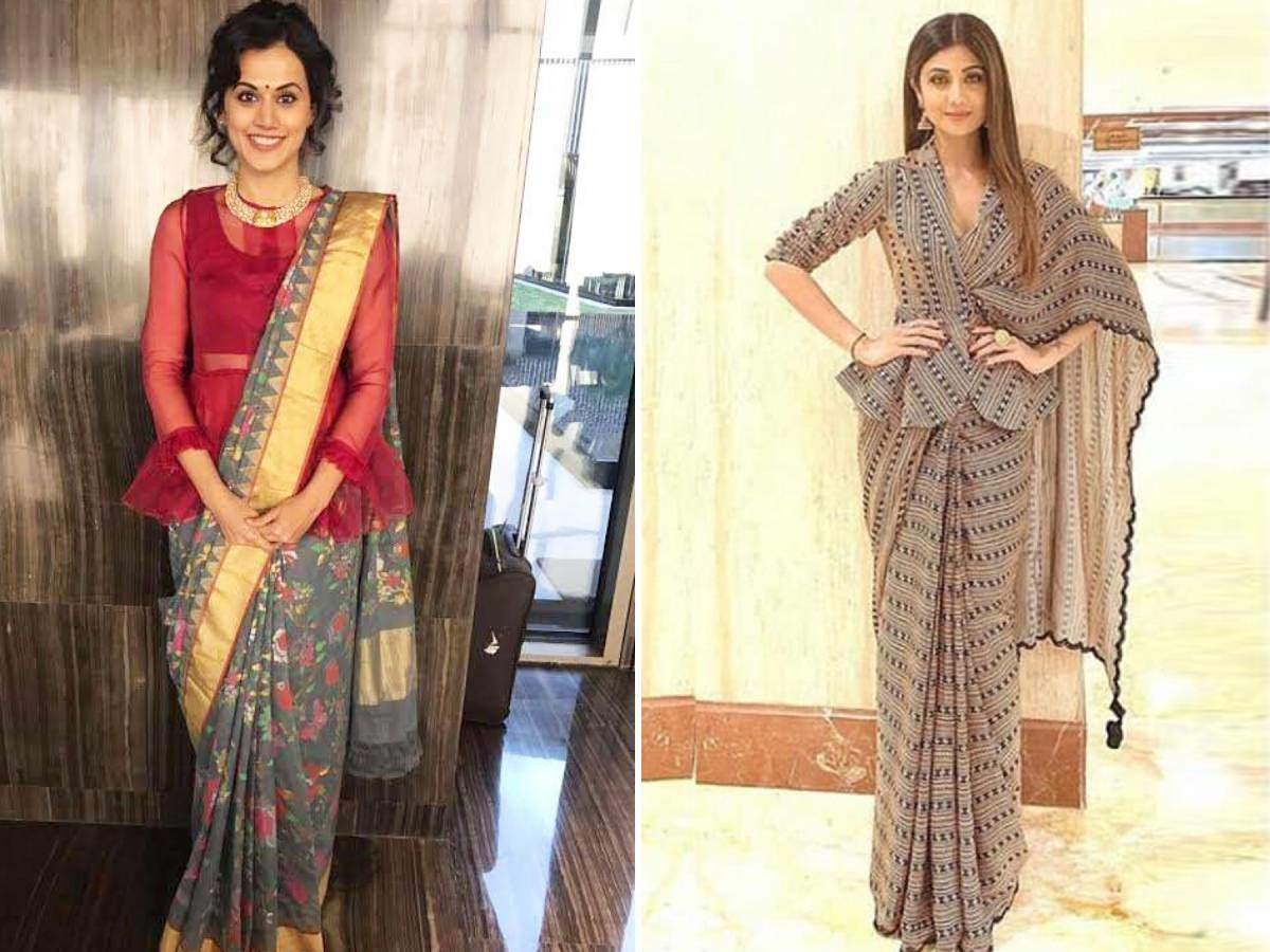 पेप्लम टॉप के साथ पेप्लम टॉप के साथ