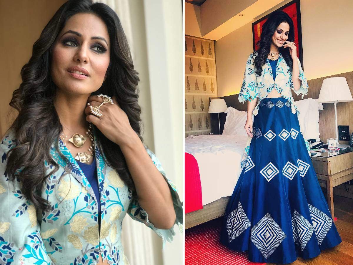 क्रॉप टॉप विद स्कर्ट