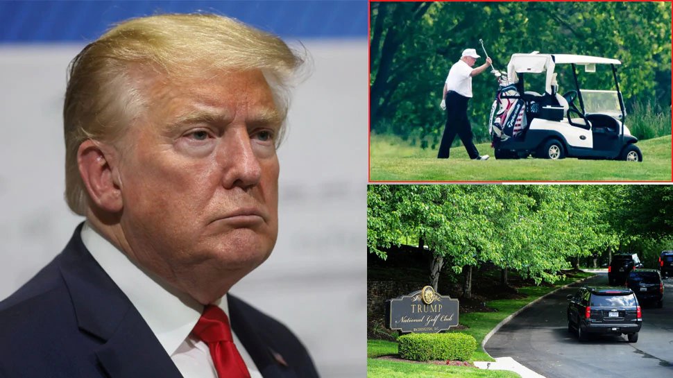 अमेरिका में कोरोना के कहर से करीब 1 लाख मौत, गोल्फ खेलते नजर आए राष्ट्रपति डोनाल्ड ट्रंप