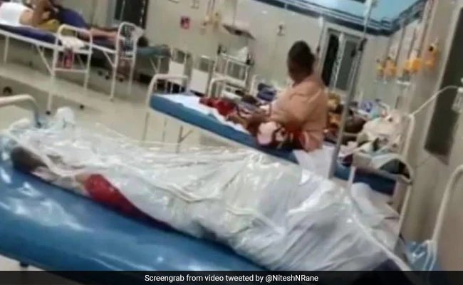 मुंबई के अस्पताल के वार्ड का वीडियो वायरल जिसमें बेड पर रखा दिखा शव, मामले की हो रही जांच..