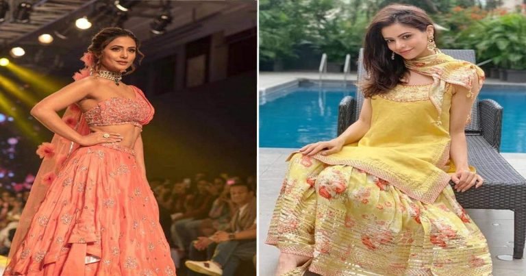 lifestyle hina khan or aamna sharif fashion faceoff