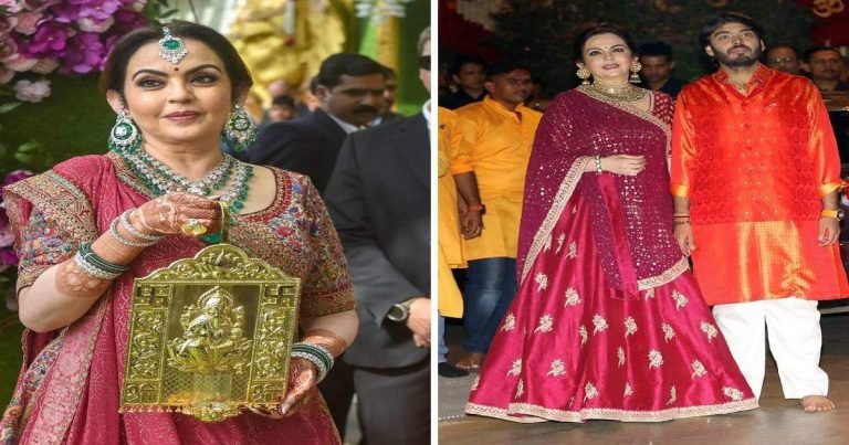 nita ambani fashion: …तो इस वजह से लाल रंग के कपड़े पहनकर ही हर पूजा करती हैं नीता अंबानी – why nita ambani always wore red outfit in pooja functions