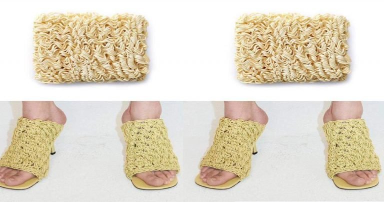 Maggi Noodles sandals: lifestyle bottega veneta maggi chappals noodle shoes