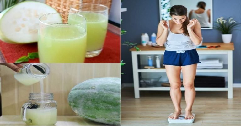 Weight loss with ash gourd Petha juice drink