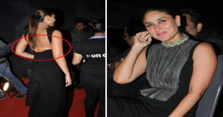 kareena kapoor fashion blunder: जब करीना कपूर की ड्रेस से बाहर झांक रही थी उनकी स्ट्रेप, इवेंट खत्म होने के बाद आया मैडम को ‘होश’ – kareena kapoor wore in atsu black gown