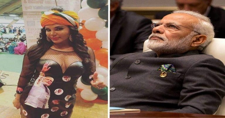 Rakhi Sawant wore bold PM Modi dress