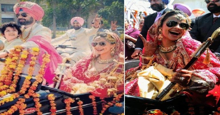 Gul panag wore her mother’s lehenga in her wedding