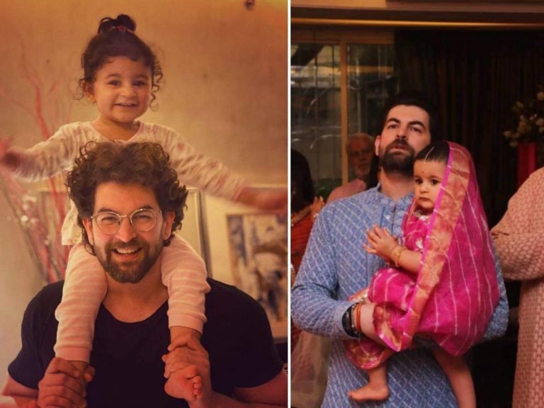 Neil Nitin Mukesh Daughter Nurvi in sari: नील नितिन मुकेश की लाडली ने छोटी सी उम्र में ही पहनी साड़ी, तस्वीरें देख फैंस बोले- सो क्यूट – neil nitin mukesh daughter nurvi wear a sari for the first time