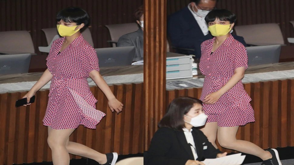 Criticism of South Korean MP’s colourful dress stirs sexism debate |कलरफुल ड्रेस पहन संसद सत्र में पहुंची 28 साल की महिला सांसद, होने लगी सेक्सिज्म पर डिबेट