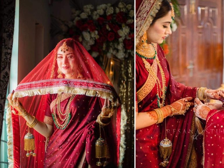 pakistani bride Fajar: Pakistani Bride: इस पाकिस्तानी दुल्हन ने निकाह में पहनी ऐश्वर्या राय बच्चन जैसी लाल साड़ी, लगी बेहद सुंदर – pakistani bride fajar wore red sari for her nikah