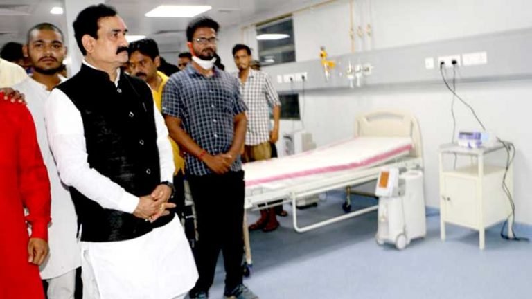 संकटकाल में सेवा का अनुपम उदाहरण प्रस्तुत किया: मंत्री डॉ. मिश्रा