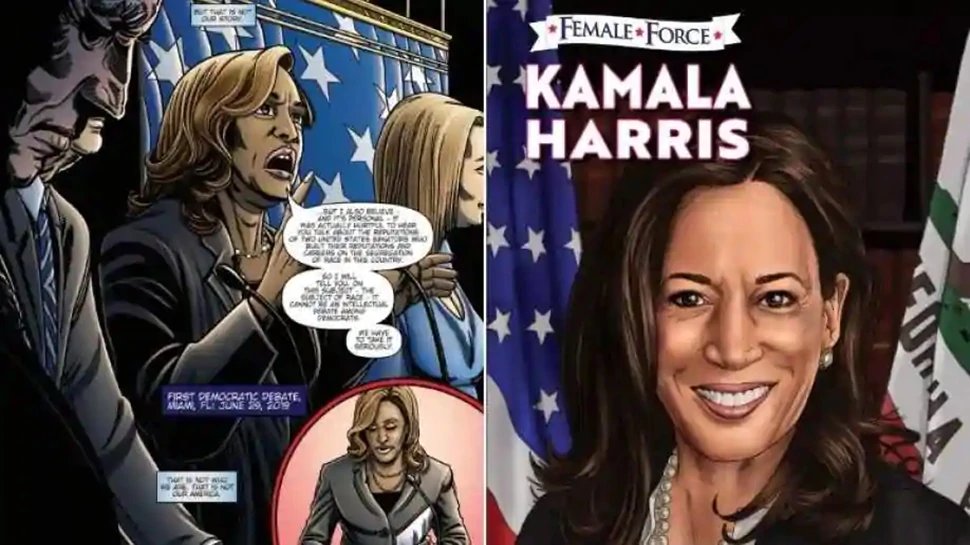 Kamala Harris stars in new comic book as birthday gift | अमेरिकी राष्ट्रपति चुनाव: उपराष्ट्रपति पद की उम्मीदवार कमला हैरिस को B’day पर मिलेगा ये खास गिफ्ट