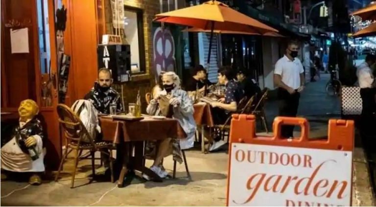 Outdoor dining become permanent in New York to prevent from Coronavirus