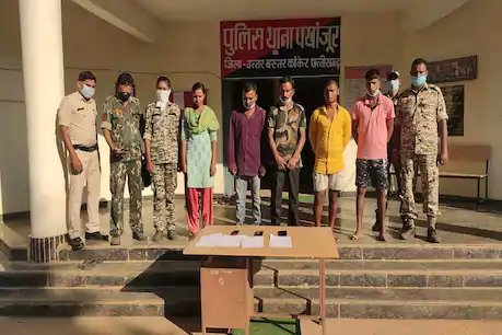 फर्जी नक्सली बनकर लूट और फिरौती वसूलने वाले सात शातिर बदमाश गिरफ्तार