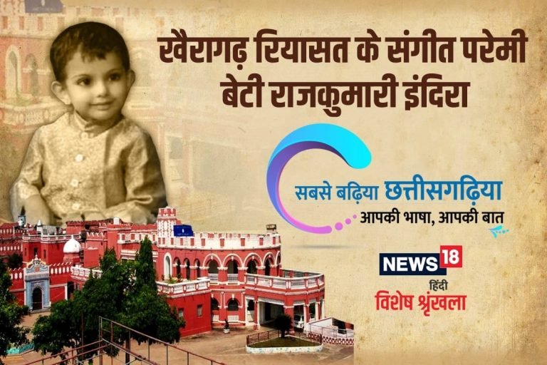 छत्‍तीसगढ़ी में पढ़ें: खैरागढ़ रियासत के संगीत परेमी बेटी राजकुमारी इंदिरा | kawardha – News in Hindi