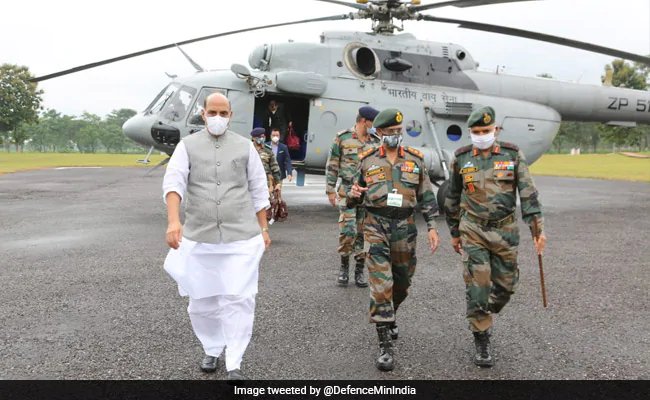 रक्षा मंत्री राजनाथ सिंह ने एलएसी के हालात की समीक्षा की, जवानों के साथ मनाएंगे दशहरा