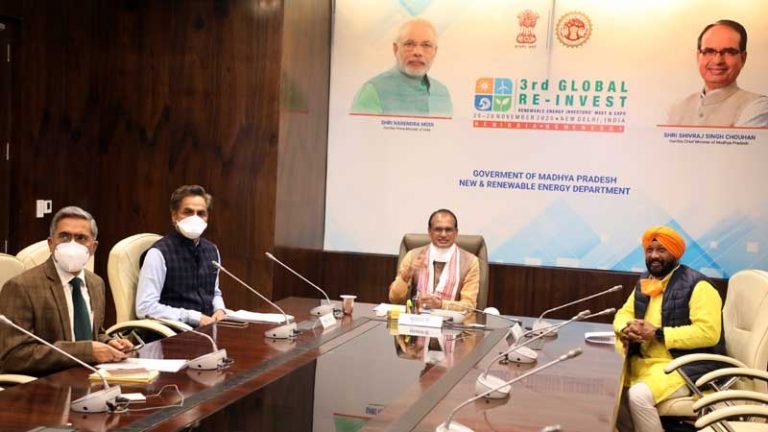 प्रधानमंत्री श्री नरेंद्र मोदी द्वारा तीसरे ग्लोबल रिन्यूबल एनर्जी इन्वेस्टर्स मीट एक्सपो का शुभारंभ