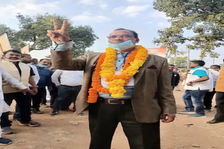 केके ध्रुव की जीत के बाद कांग्रेस में जश्न का माहौल है.