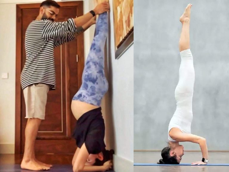 Health Benefits of Sirsasana: इन दिनों अनुष्का शर्मा की सेहत का ऐसे ध्यान रख रहे हैं विराट कोहली – virat kohli supporting anushka sharma in performing sirsasana during her pregnancy
