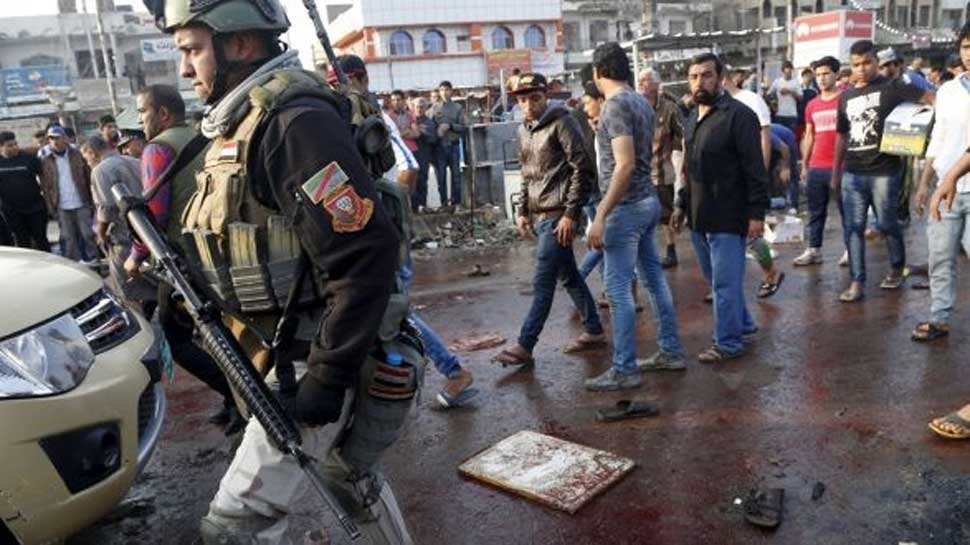 Baghdad: भीड़ भरे बाजार में आत्मघाती हमला, 6 की मौत; 16 लोग घायल Baghdad: भीड़ भरे बाजार में आत्मघाती हमला, 6 की मौत; 16 लोग घायल
