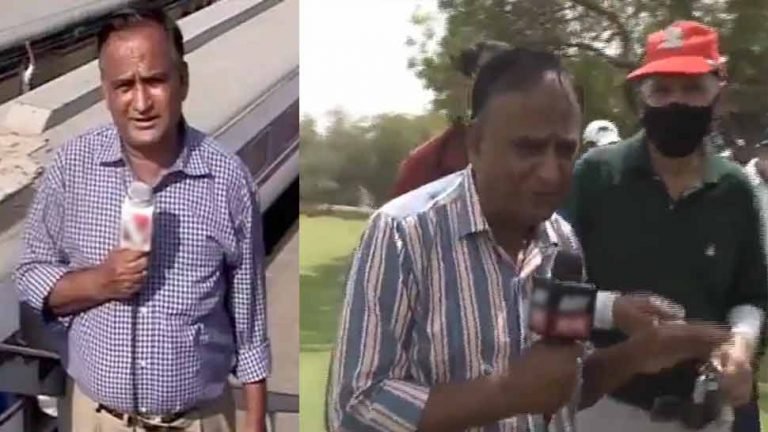 Chand Nawab reports on Pakistani President Arif Alvi playing golf, Video got viral on Social Media | Chand Nawab ने लिया पाकिस्तान के राष्ट्रपति का इंटरव्यू, वीडियो हुआ सोशल मीडिया पर वायरल