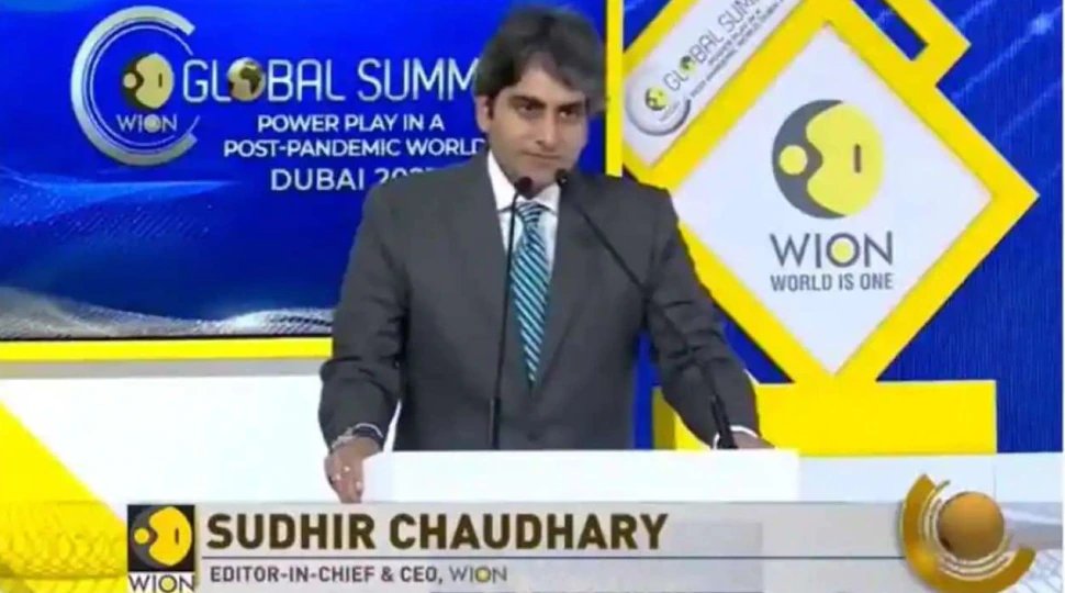 Zee News Editor in Chief Sudhir Chaudhary says WIONs rise coincides with Indias in WION Global Summit 2021 | भारत की तरक्‍की के साथ WION की कामयाबी का जुड़ना सुखद संयोग: सुधीर चौधरी
