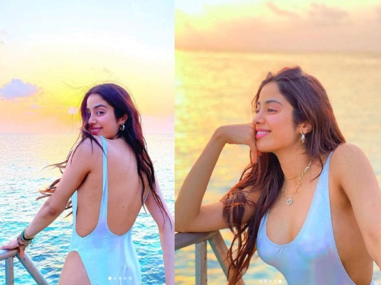 जाह्नवी कपूर ने स्विमसूट पहन बढ़ाया 'पारा', लोग बोले 'भगवान आपको बुरी नजर से बचाए'