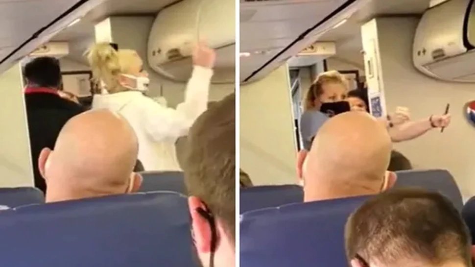 Flight attendant celebrate as anti masker couple removed from the plane| Mask से इनकार करने वाले Couple को Plane से उतरने को होना पड़ा मजबूर, Flight Attendant ने डांस कर जताई खुशी
