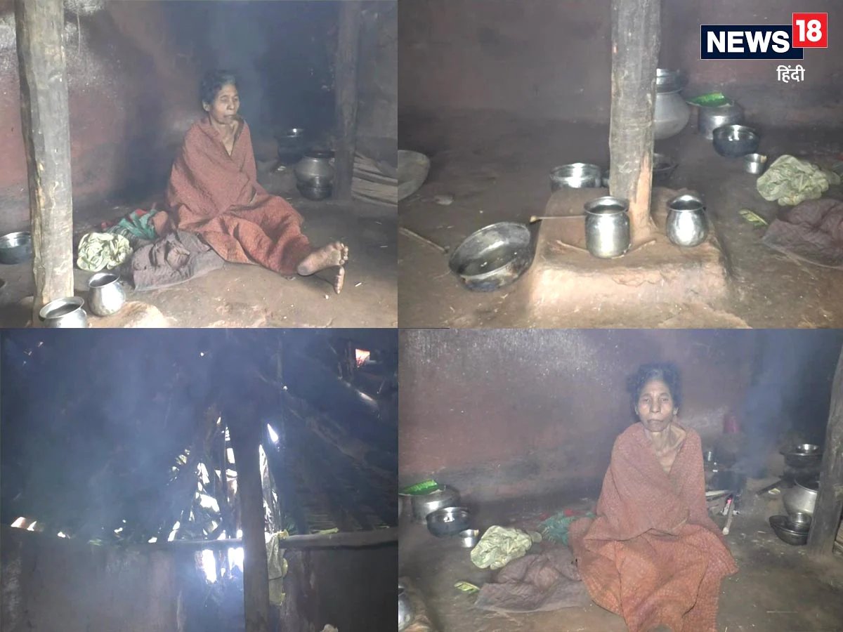 टूटी झोपड़ी में अकले दर्द से कराहती है 70 वर्षीय महिला, रोने की आवाज पर पड़ोसी देते हैं खाना; Video