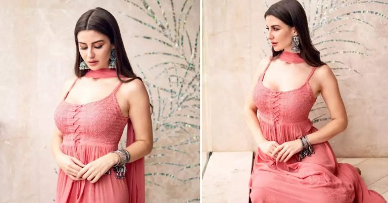 arbaaz khan girlfriend giorgia andriani photos, देसी कुड़ी बन अरबाज खान की गर्लफ्रेंड जॉर्जिया ने जलाया लोगों का जिगर, इनके आगे तो मलाइका भी कुछ नहीं – lifestyle arbaaz khan girlfriend giorgia andriani looks beautiful in pink chikankari kurta set