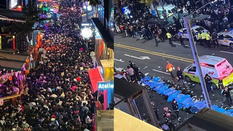South Korea Stampede at the Halloween Party in Seoul Many people had heart attack | South Korea: सियोल में हैलोवीन पार्टी में मची भगदड़, 50 से ज्यादा लोगों की मौत