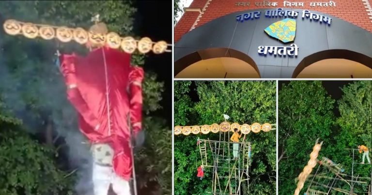 रावण तो जल गया फिर भी एक न‍िलंब‍ित और 4 न‍िगमकर्म‍ियों को क्यों मिला नोट‍िस, जानें वजह