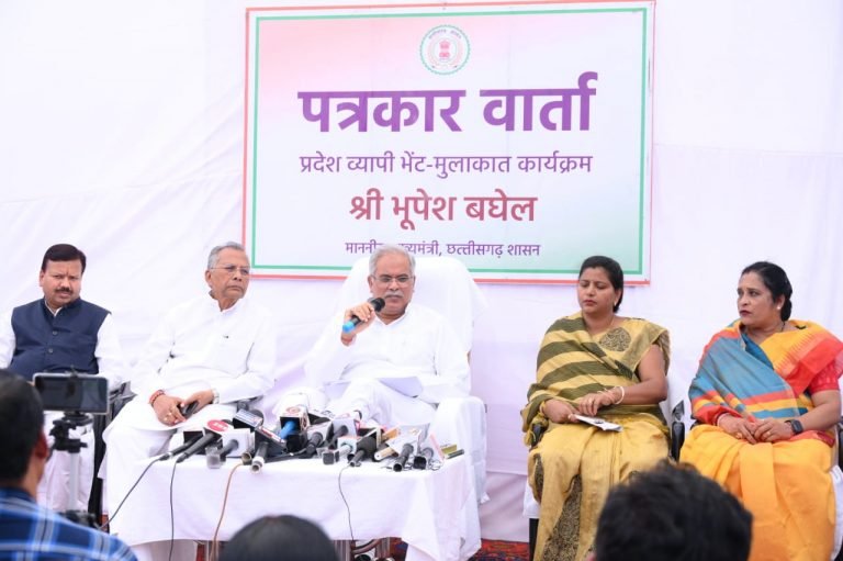 आधे से अधिक लगभग 50 विधानसभा में भेंट-मुलाकात संपन्न हो चुका : भूपेश बघेल