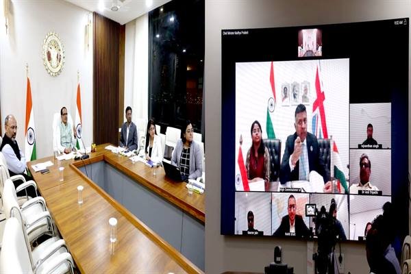 मध्यप्रदेश में आएँ, उद्योग लगाएँ: यूके में भारतीय हाई कमिश्नर और विभिन्न संगठनों से किया वर्चुअल संवाद