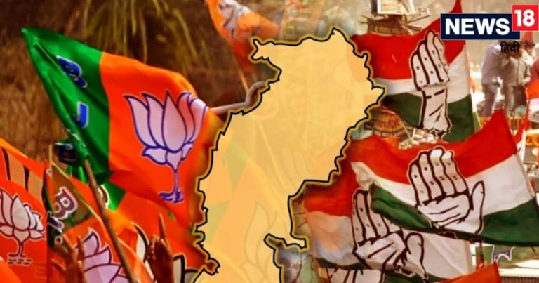 chhattisgarh-assembly-election-2023-politics-escalates-bjp-fielded-central-leaders-congress-fixed-75-seats-target – News18 हिंदी