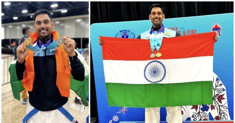 छत्तीसगढ़ के इंस्पेक्टर ने वर्ल्ड पुलिस गेम्स में जीता गोल्ड मेडल, ड्यूटी के साथ कड़ी मेहनत लाई रंग