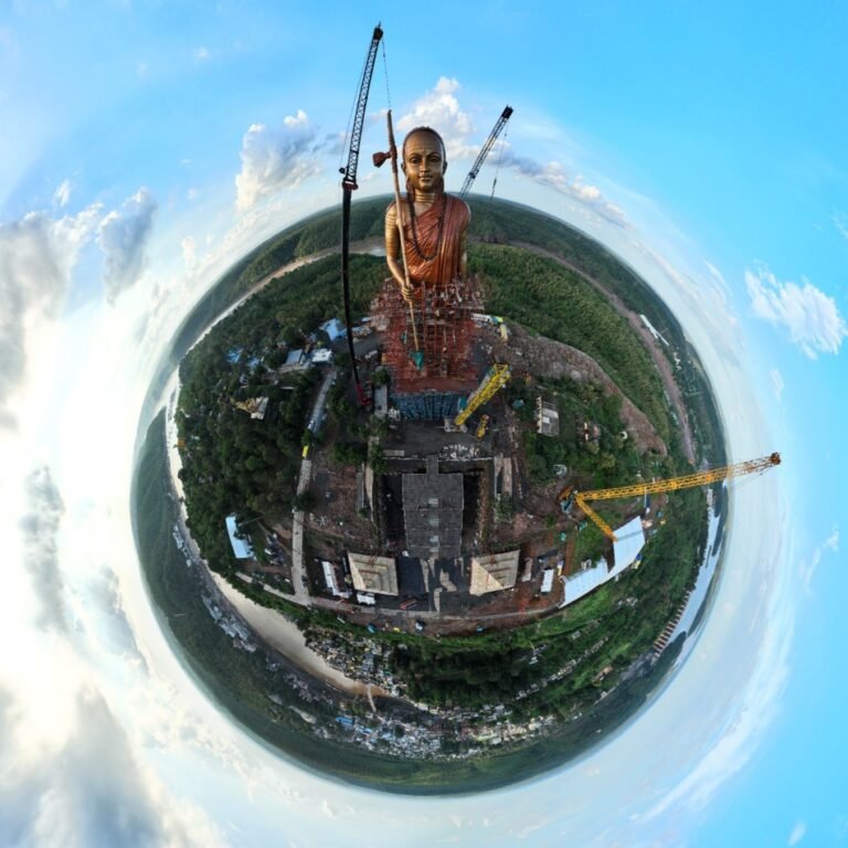 360 Degree Look of Statue of Oneness Adi Shankaracharya unveiled in 'Advaita Lok'