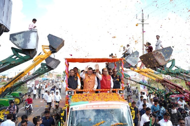 Bulldozer CM Shivraj Singh Chauhan