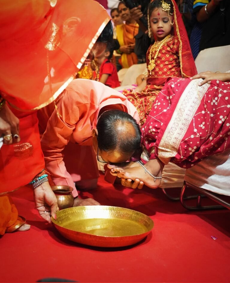 Kanhyabhoj in CM House Bhopal