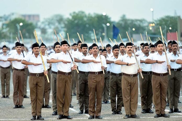 Voting increased due to RSS's '100 percent voting - voting in national interest' campaign Voting increased due to RSS's '100 percent voting - voting in national interest' campaign