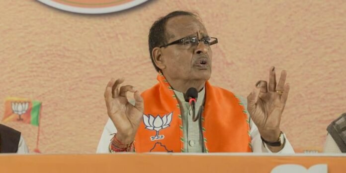 CM Shivraj Singh Chouhan addressed the election rally in Rajasthan.