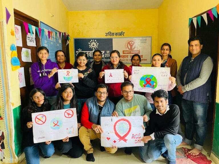 An Initiative By Sahara Saksharta Society Bhopal on AIDS Day